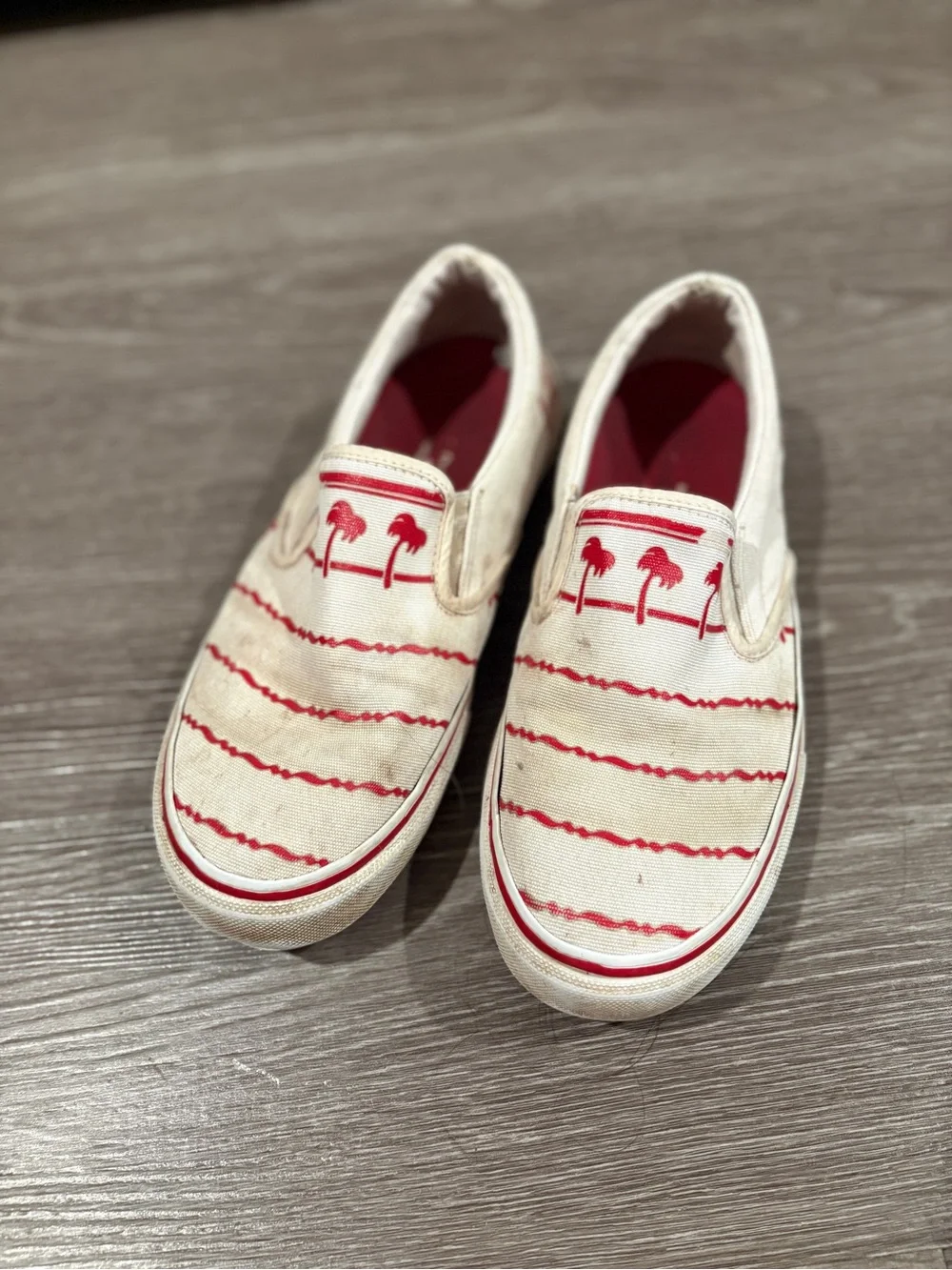 Rare In-N-Out Burger Drink Cup Canvas Slip On Shoes Sneakers Men's 9 - Picture 4 of 6
